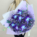 Букет «Ты мой космос» из гипсофил