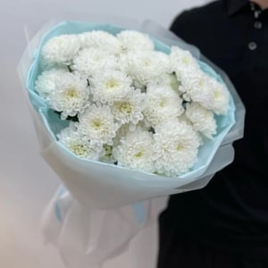 Букет из кустовых хризантем сорта Алтай