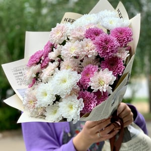 Букет из хризантем