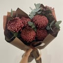 Букет «Шоколадный мусс» из хризантем