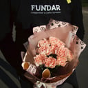 Букет «Персиковый диантус» из гвоздик