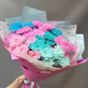 Букет "Яркие краски" хризантемы