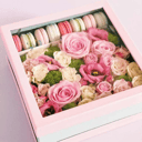 Подарочный набор «Свидание» из роз и эустом