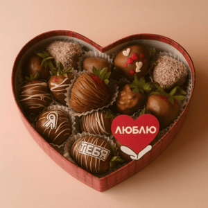 Клубника в шоколаде "Я тебя люблю"