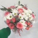 Букет "Прованс" из роз и хризантем