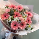 Букет из Гербер и альстромерий