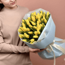 Букет «Золотое сияние» из тюльпанов