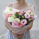 Букет «Ариель» из роз и эустом