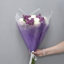 Букет «Розы с альстрамериями»