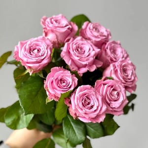 Букет «Роза сиреневая Маритим 9шт»