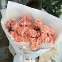 Букет «Оранжевый Закат» из роз