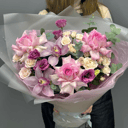 Букет «Орхидея с французской розой»