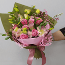 Букет «Шарм» из роз и эустом