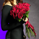 Букет с красными роз