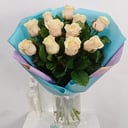 Букет «11 кремовых Роз»