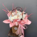 Коробка с цветами «Легкое дыхание» из хризантем