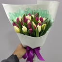 Букет «Весеннее настроение» из тюльпанов