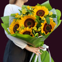 Букет "Осенние мотивы" из альстромерий