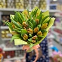 Букет «Весенний закат» из тюльпанов
