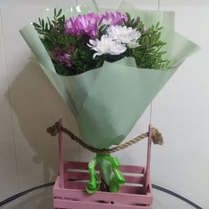 Букет «Луч» из хризантем