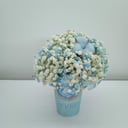 Букет «Гипсофила с хлопком "Прекрасной тебе"»