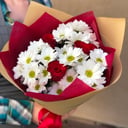 Букет сборный с хризантемами