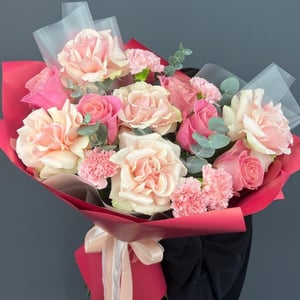 Букет с французскими розами 2