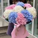 Букет "Бал цветов" из гортензий