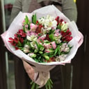 Букет «Яркая поляна» из альстромерий