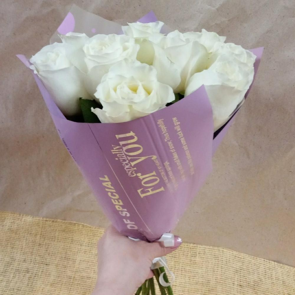 Букет 11 белых роз