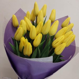 Букет «25 жёлтых тюльпанов»