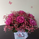 Коробка с цветами «Облачко» из гипсофил