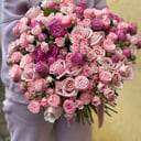 Букет «Нежный закат» из роз