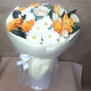 Букет «Осенний Вальс» из роз и хризантем