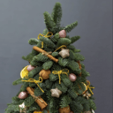 Композиция «Елочка из веток нобилиса»