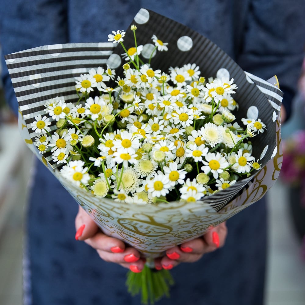 Букет «Летнее дыхание» из ромашек