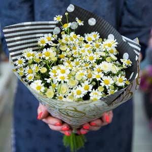 Букет «Летнее дыхание» из ромашек