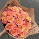 Букет из 21 розы Мисс Пигги