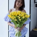 Букет из 51 тюльпанов