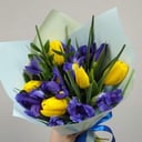 Букет «Весенний взрыв» из тюльпанов
