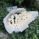 Букетик из 40 Белых Роз