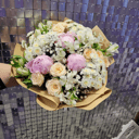 Букет «Миледи» из альстромерий и роз