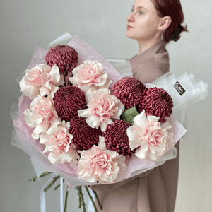 Букет тренд ноября из роз