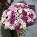 Букет «Моя Кассиопея» из хризантем