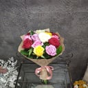 Букет «15 разноветных роз»