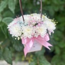 Композиция Нежная радуга из хризантем