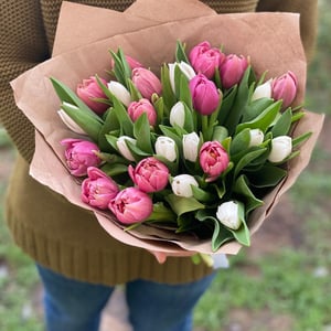 Букет «8 Марта» из тюльпанов
