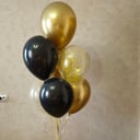 Фонтан из 7 шаров " Золотой"