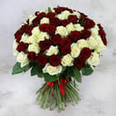 Букет «Микс из 101 розы»