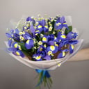 Букет «Мое море» из хризантем